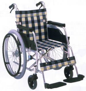 アルミ製自走用車椅子 MW-3SA-42