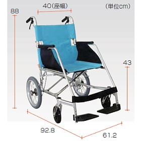 車椅子レンタル | 超軽量介助用車いす エアライト2 | 介護用品のＮＧＴ 