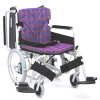 多機能型アルミ製介助用車椅子 KA816-42B
