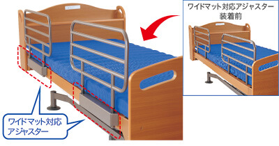 ワイドマット対応アジャスター