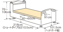 1モーターベッド サイズ